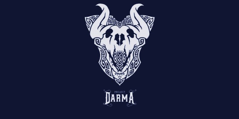 Project Darma emblem: a horned skull shield above the Darma wordmark